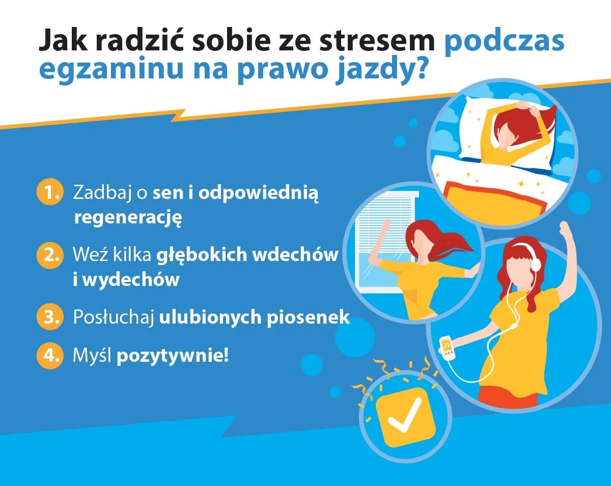 Skuteczne sposoby na uspokojenie przed egzaminem na prawo jazdy